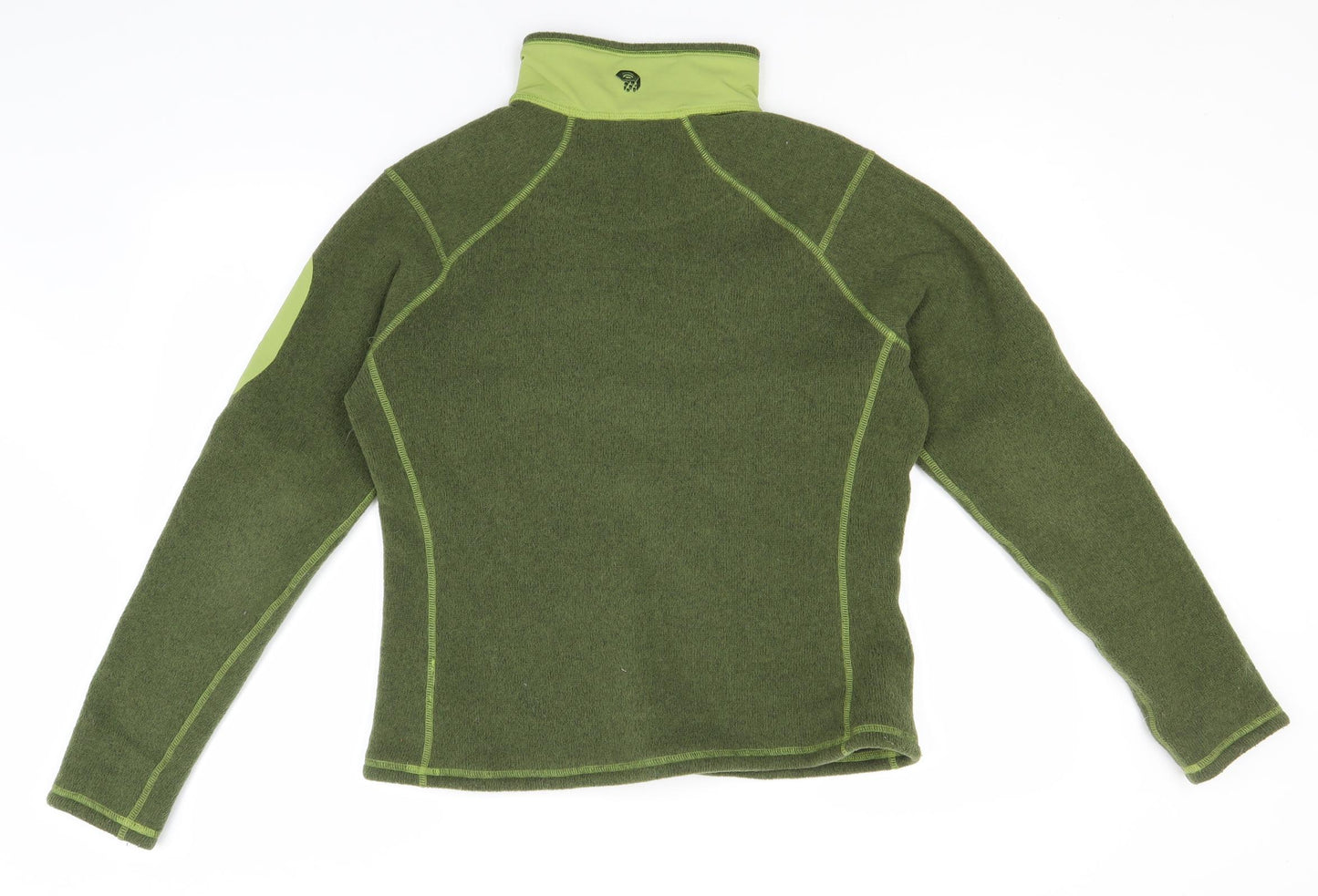 Mountain Hardwear Womens Green High Neck  Polyester Pullover Jumper Size M