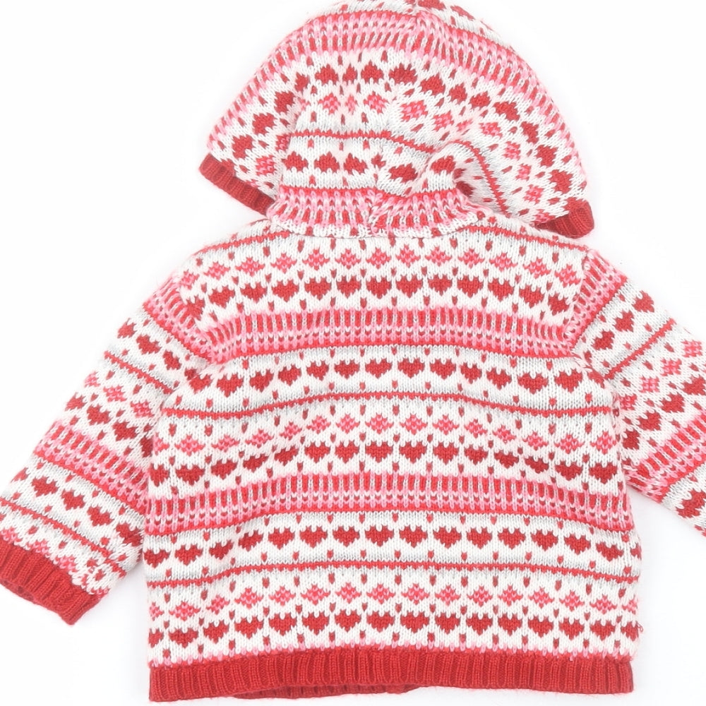 George Baby White   Parka Coat Size 0-3 Months