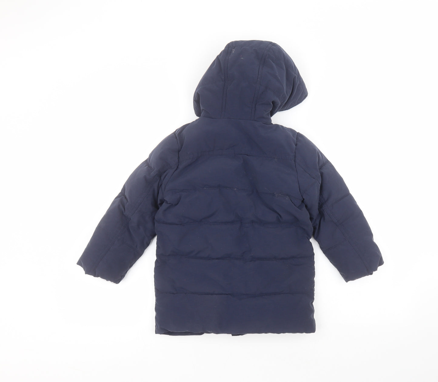 Joules Boys Blue   Parka Coat Size 4 Years
