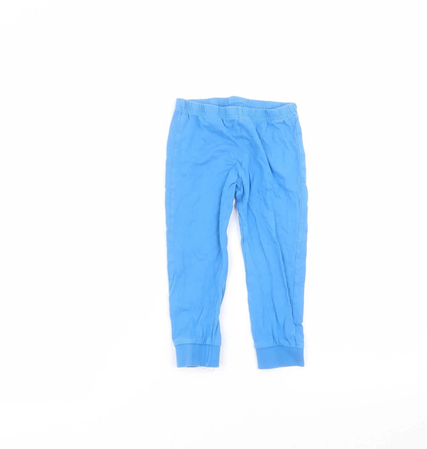 F&F Boys Blue  Cotton Sweatpants Trousers Size 2-3 Years  Regular