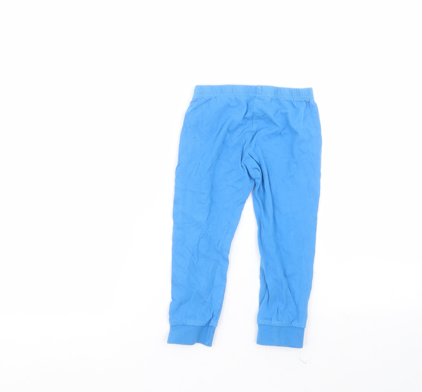 F&F Boys Blue  Cotton Sweatpants Trousers Size 2-3 Years  Regular