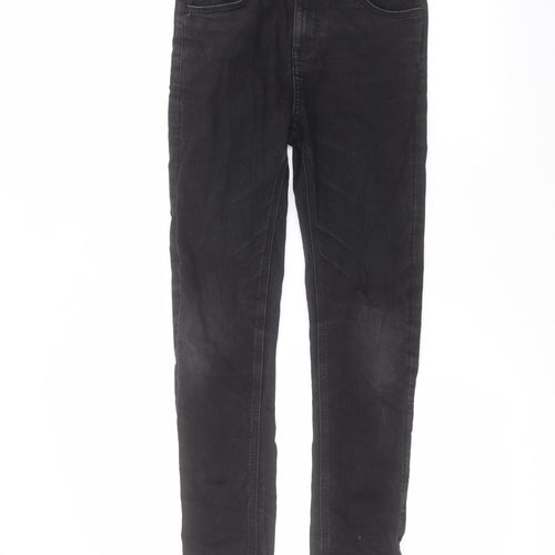 Matalan Girls Black  Cotton Skinny Jeans Size 12 Years  Regular