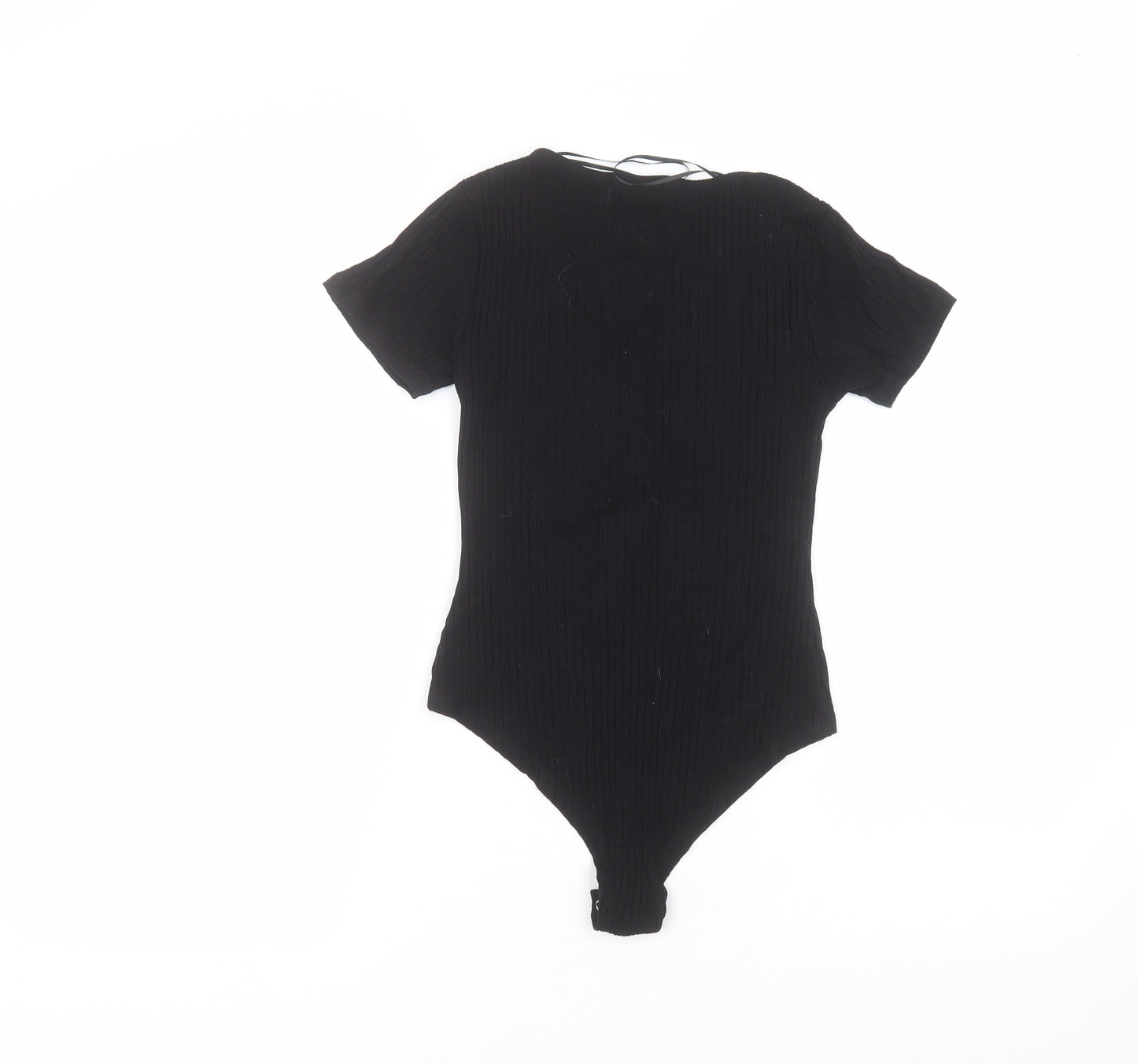 Select Womens Black  Viscose Bodysuit One-Piece Size 10
