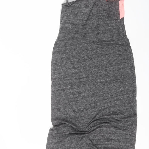 Superdry Womens Grey  Cotton Tank Dress  Size L  Round Neck
