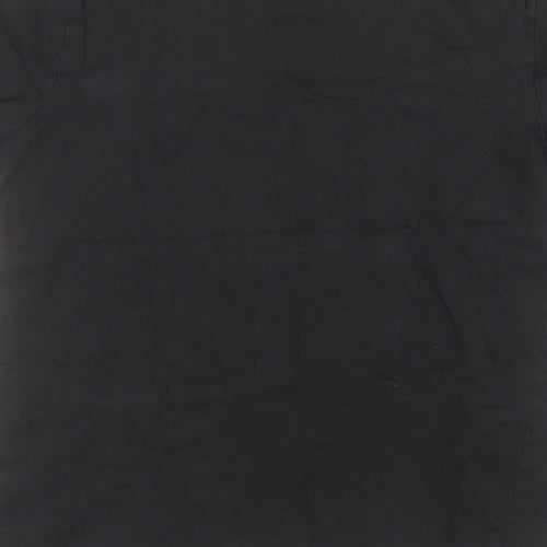 H&M Womens Black  Cotton Basic T-Shirt Size M Round Neck