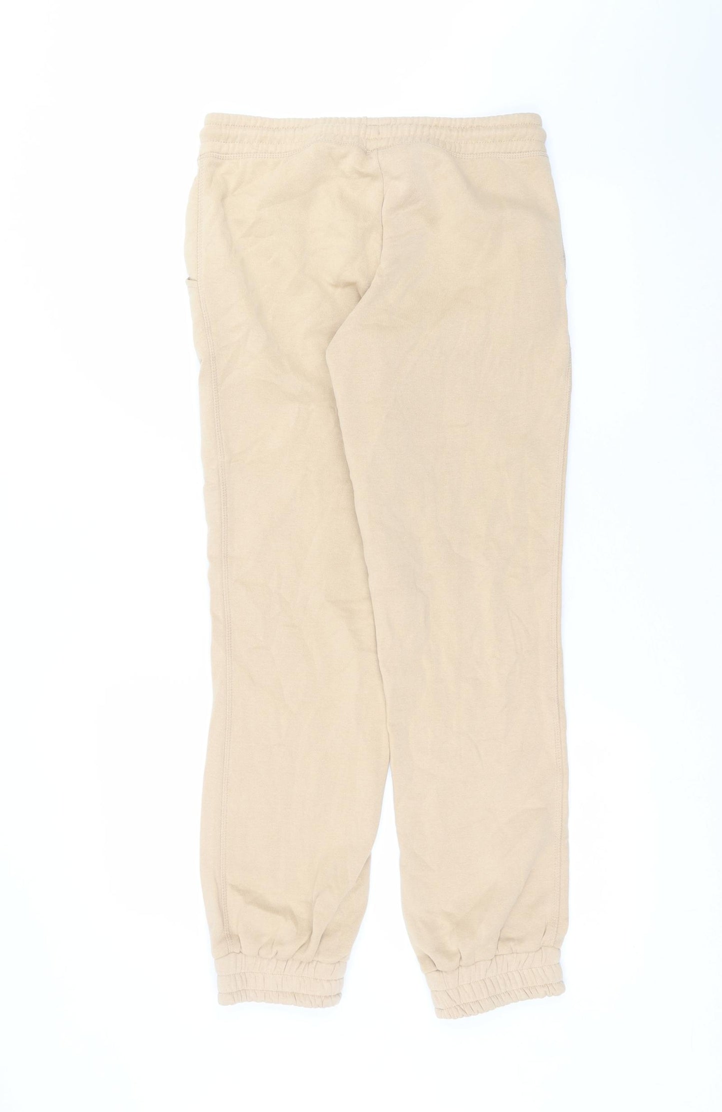 Primark Womens Brown  Cotton Sweatpants Trousers Size XS L27 in Regular