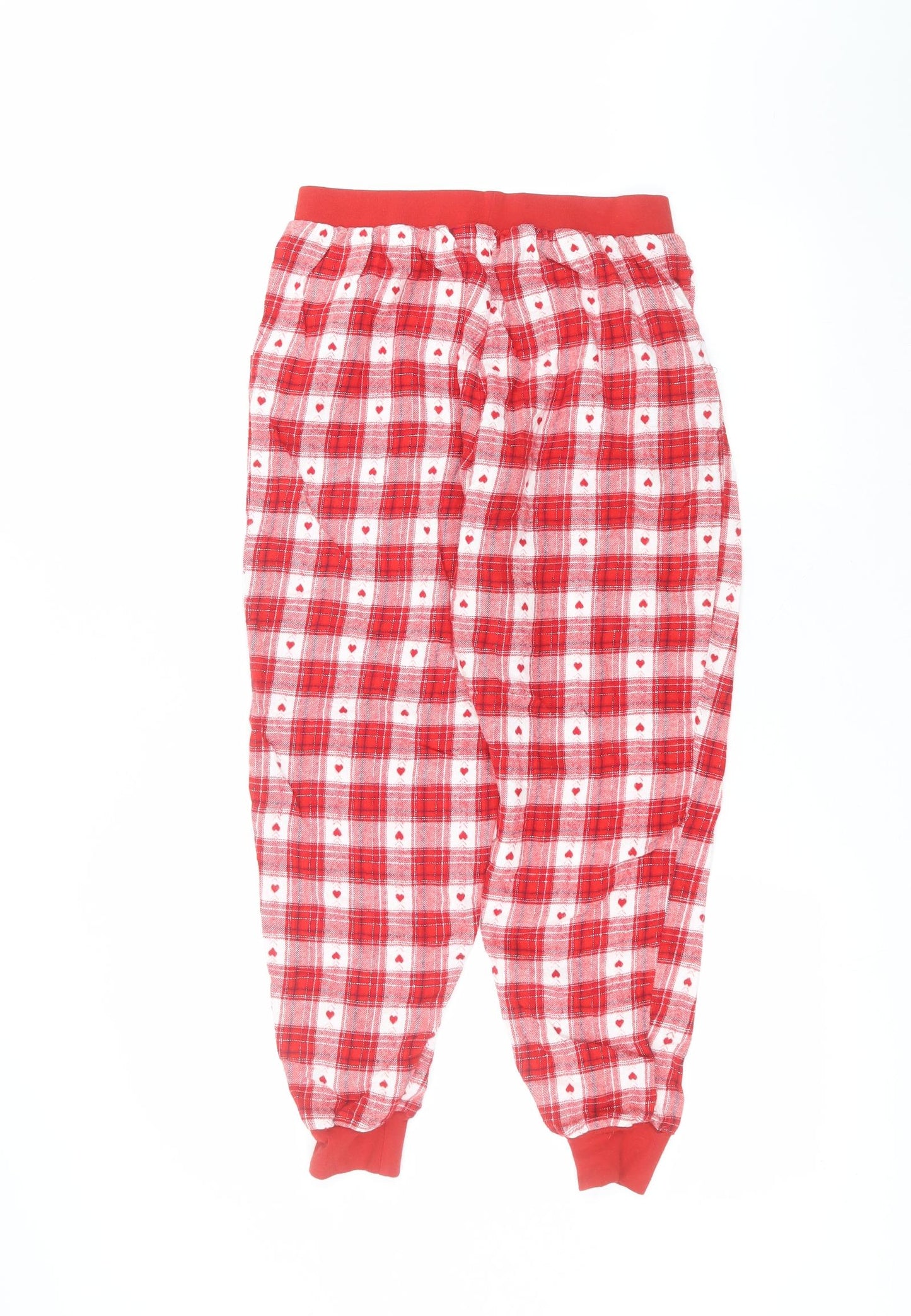 George Womens Red  Cotton Trousers  Size 8 L24 in Regular