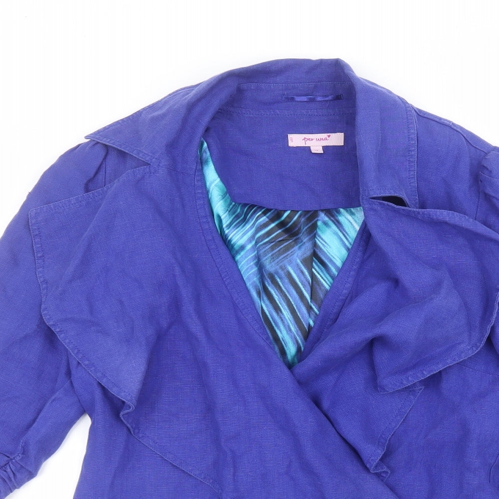Per Una Womens Blue   Jacket  Size 14