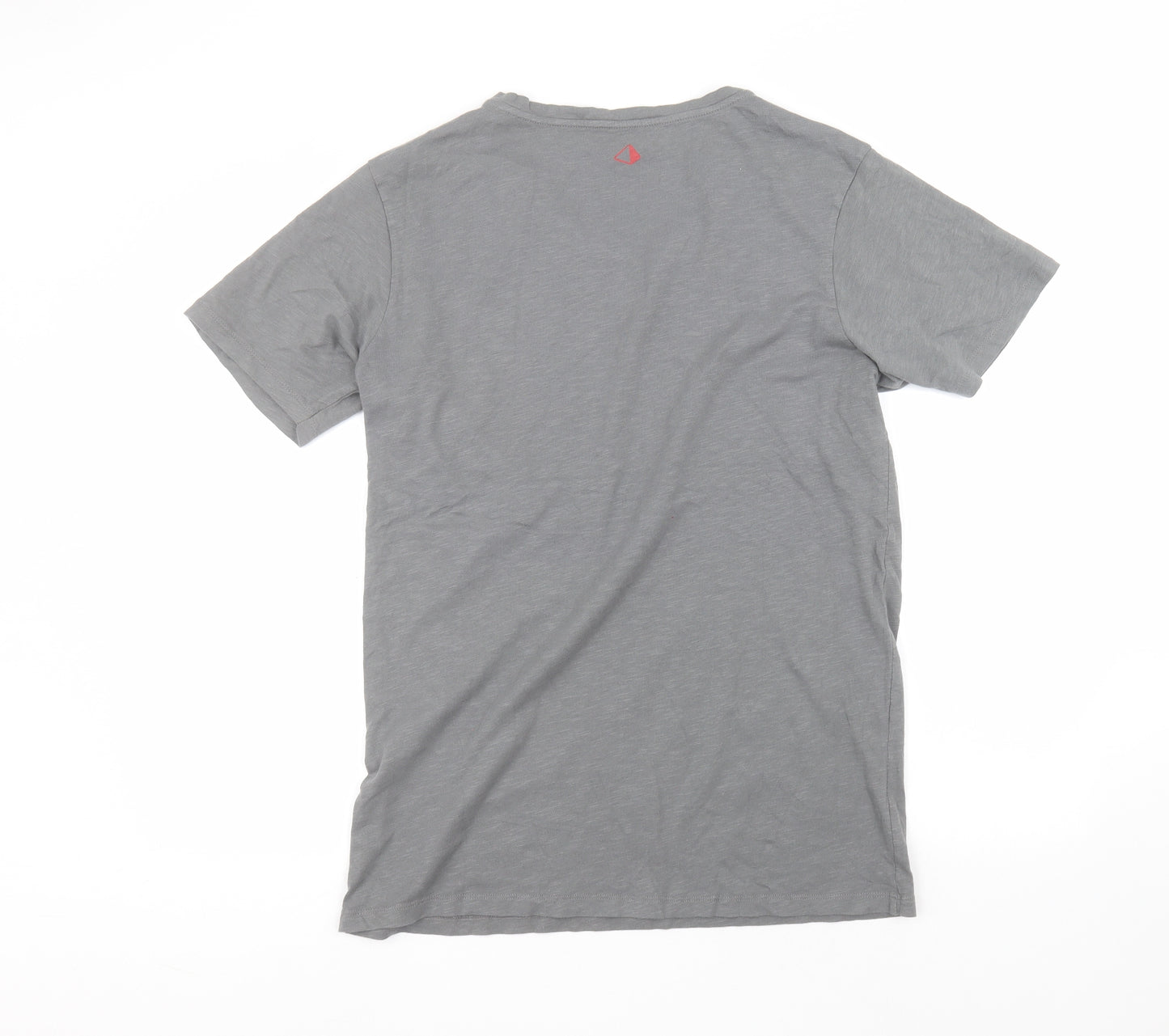 ammesia Mens Black  Cotton  T-Shirt Size L Round Neck