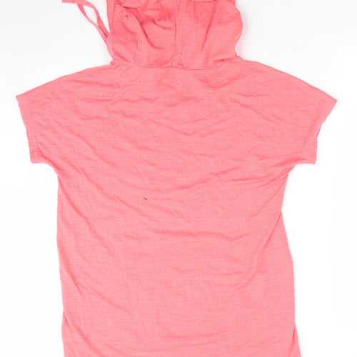 SN Super Natural Womens Orange   Tunic T-Shirt Size M High Neck