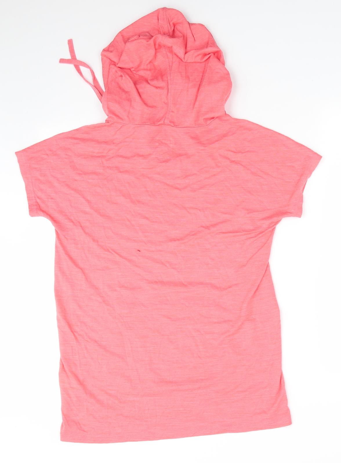 SN Super Natural Womens Orange   Tunic T-Shirt Size M High Neck