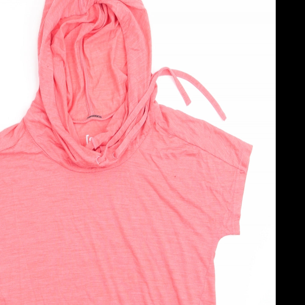 SN Super Natural Womens Orange   Tunic T-Shirt Size M High Neck