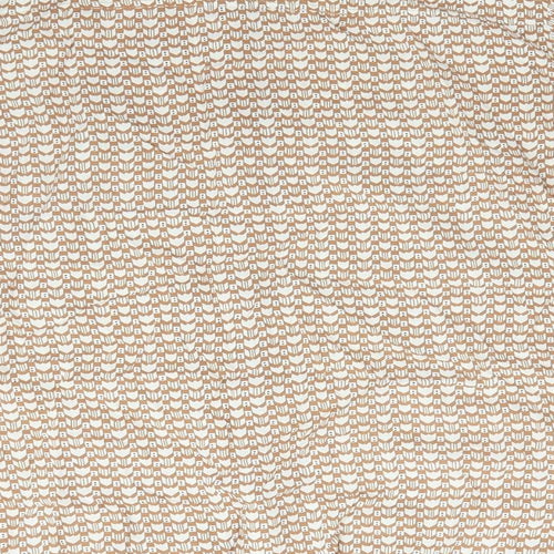 Sandwich Womens Beige Geometric Viscose Basic Button-Up Size 8 Collared