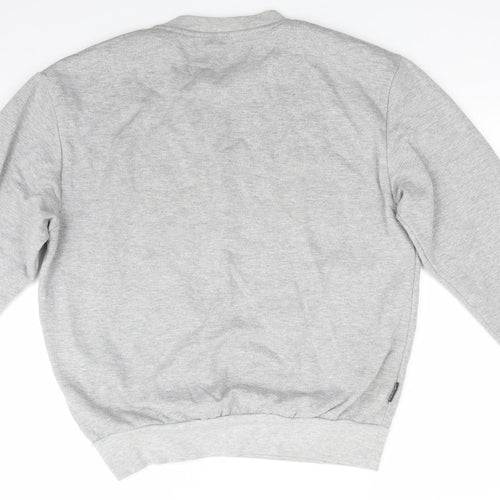 Slazenger Mens Grey  Polyester Pullover Sweatshirt Size M   - Light grey