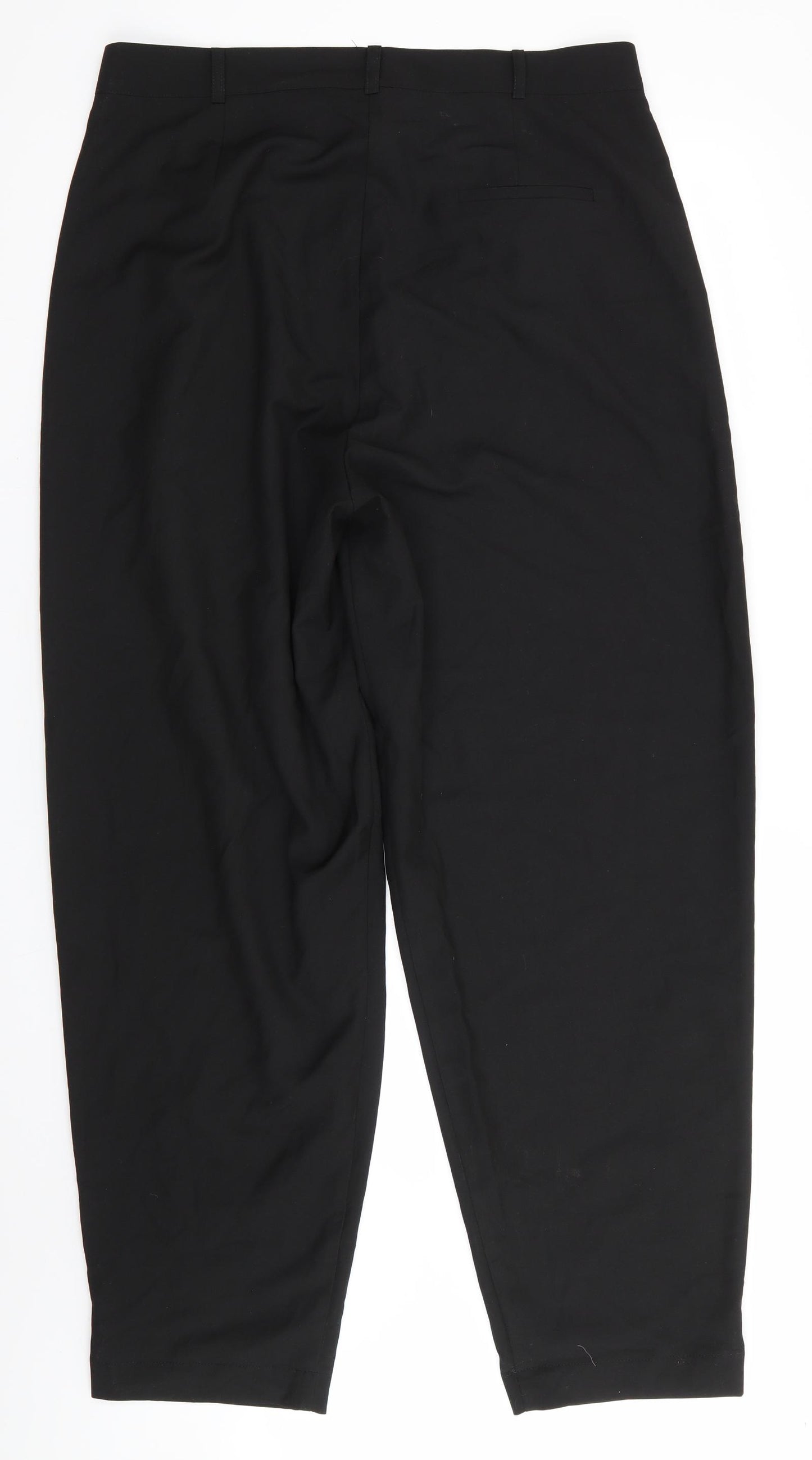 COLLUSION Mens Black   Trousers  Size 36 in L34 in Regular