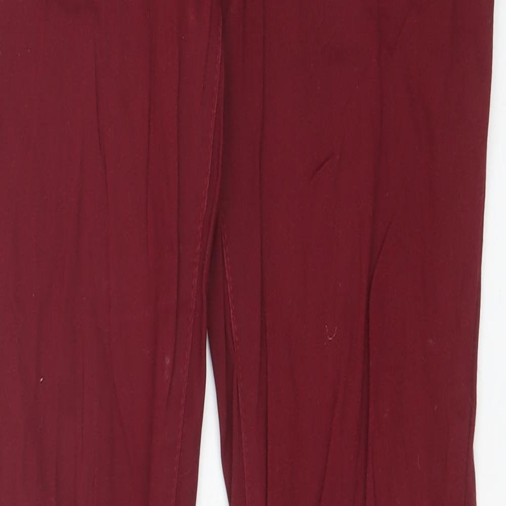 Vs. Miss Womens Red  Cotton Skinny Jeans Size 14 L30 in Regular