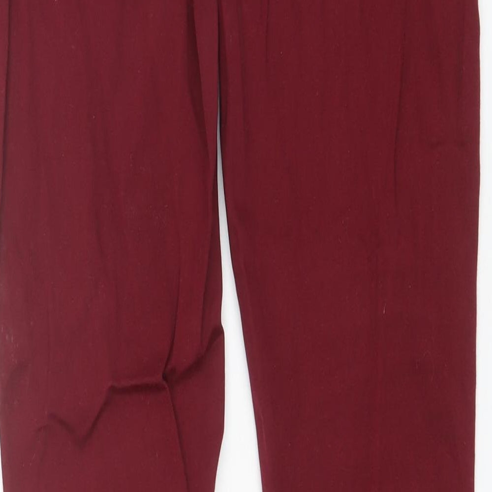 Vs. Miss Womens Red  Cotton Skinny Jeans Size 14 L30 in Regular