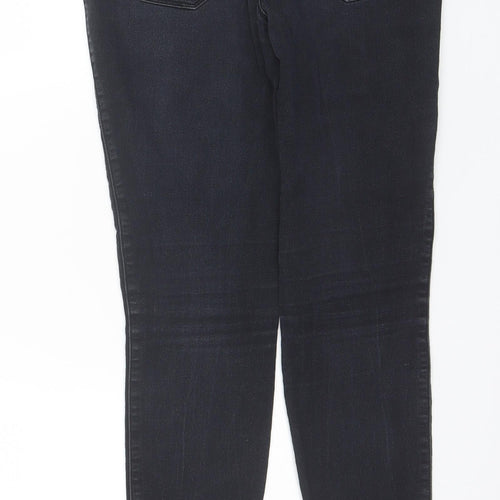 Denim Co Womens Black  Cotton Jegging Jeans Size 8 L26 in Regular