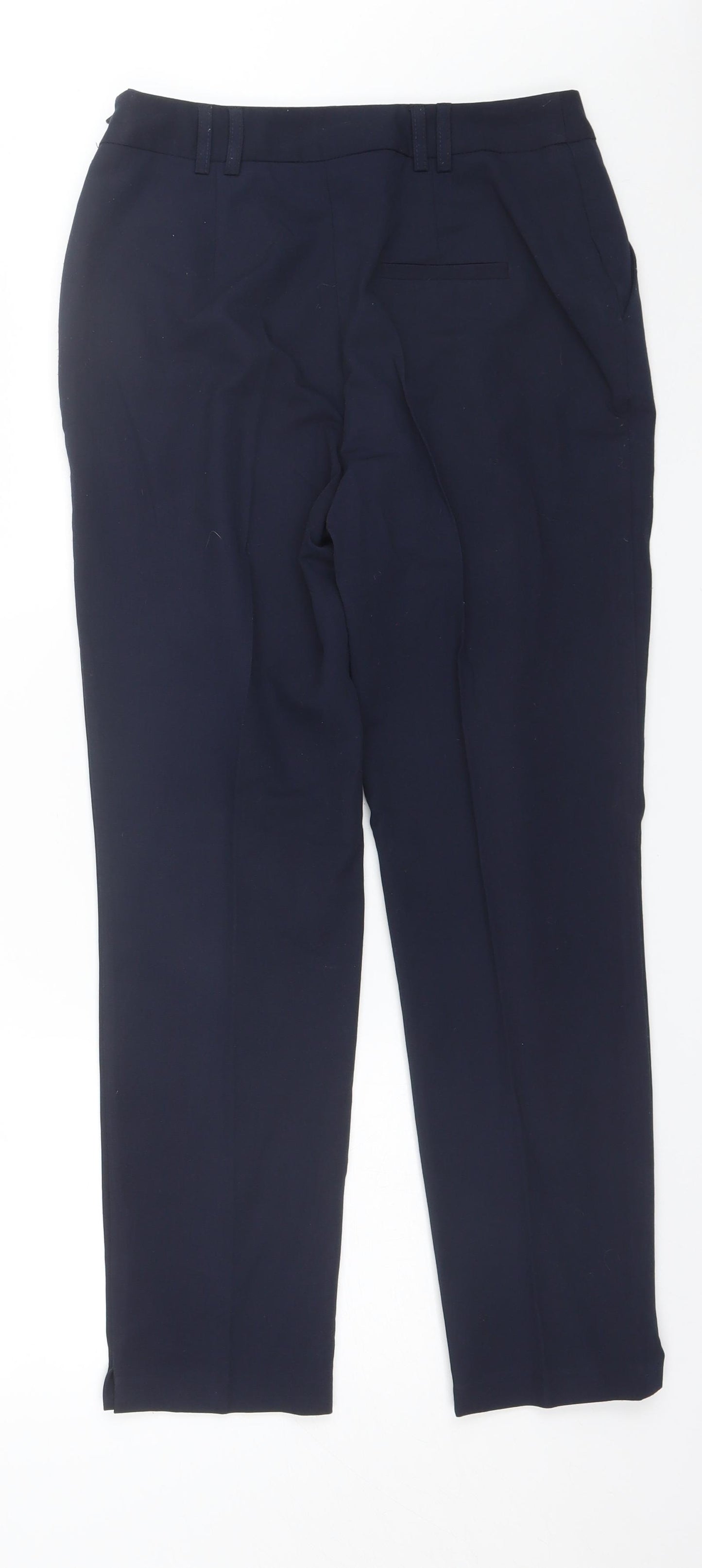 Dorothy Perkins Womens Blue  Polyester Dress Pants Trousers Size 8 L27 in Regular