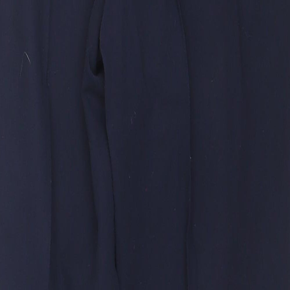 Dorothy Perkins Womens Blue  Polyester Dress Pants Trousers Size 8 L27 in Regular