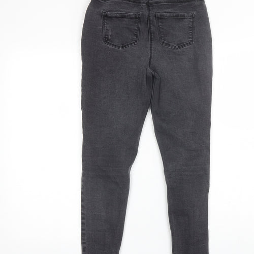 Matalan Girls Black  Cotton Skinny Jeans Size 12 Years  Regular