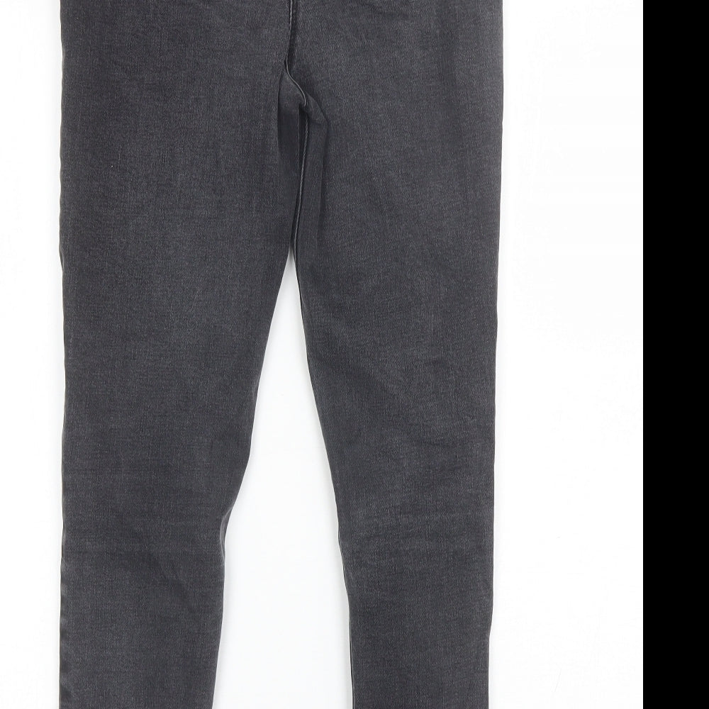 Matalan Girls Black  Cotton Skinny Jeans Size 12 Years  Regular