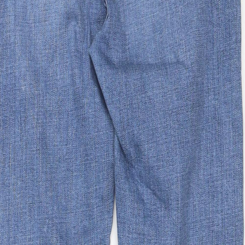 NEXT Womens Blue  Cotton Straight Jeans Size 14 L29 in Regular