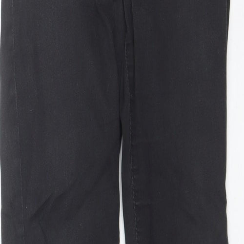 Berska Womens Black  Cotton Jegging Jeans Size 8 L28 in Regular