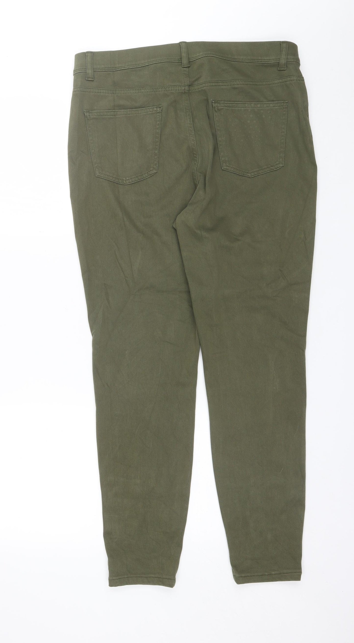 TU Womens Green  Cotton Jegging Jeans Size 18 L27 in Regular