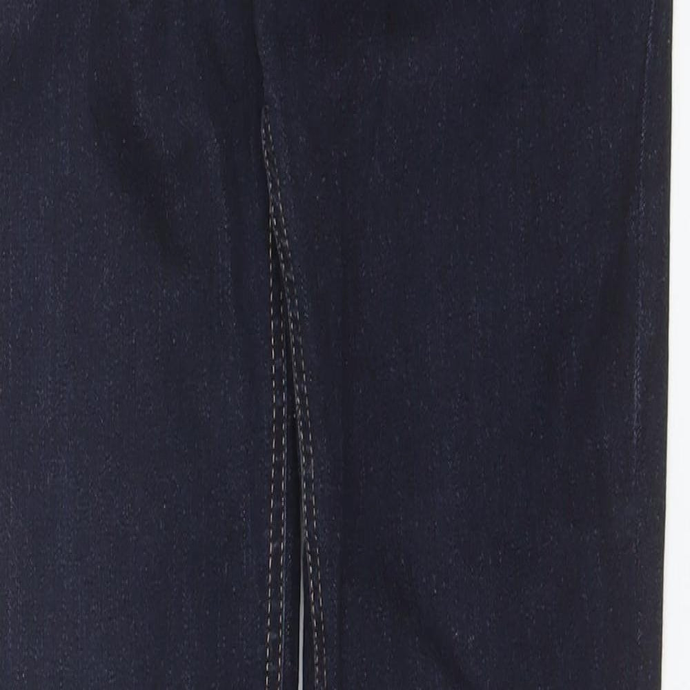 NEXT Womens Blue  Cotton Skinny Jeans Size 8 L28 in Regular