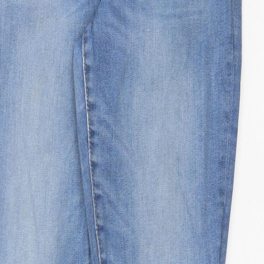 Gap Womens Blue  Cotton Skinny Jeans Size 12 L29 in Regular