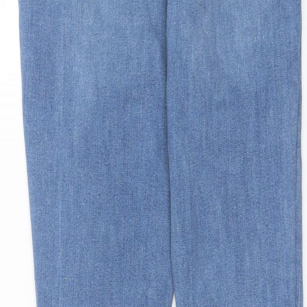 Gap Womens Blue  Cotton Skinny Jeans Size 12 L29 in Regular
