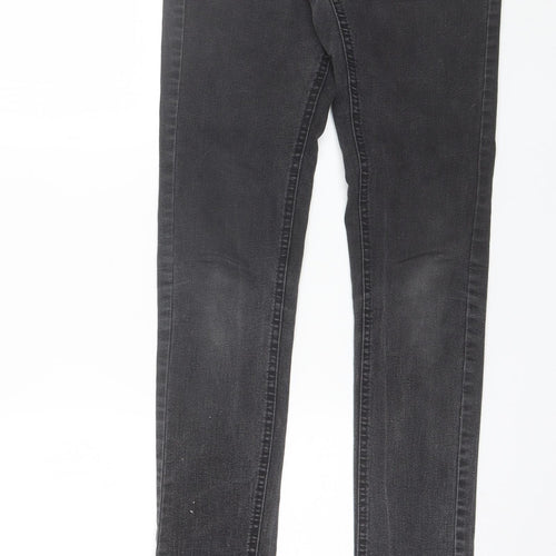 Denim Co Womens Black  Cotton Skinny Jeans Size 8 L31 in Regular