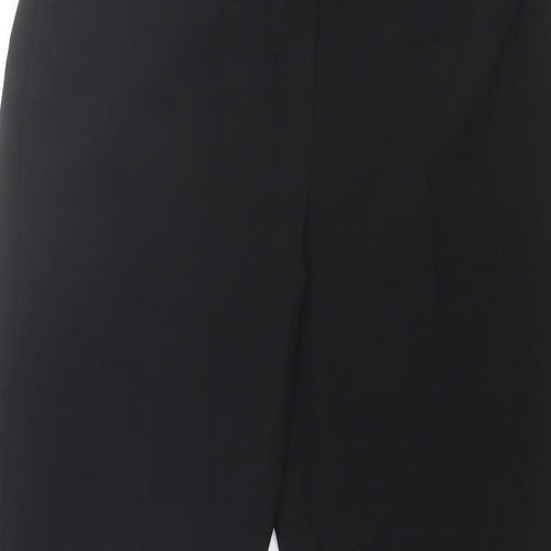 MK One Womens Black  Polyester Dress Pants Trousers Size 34 in L22 in Regular