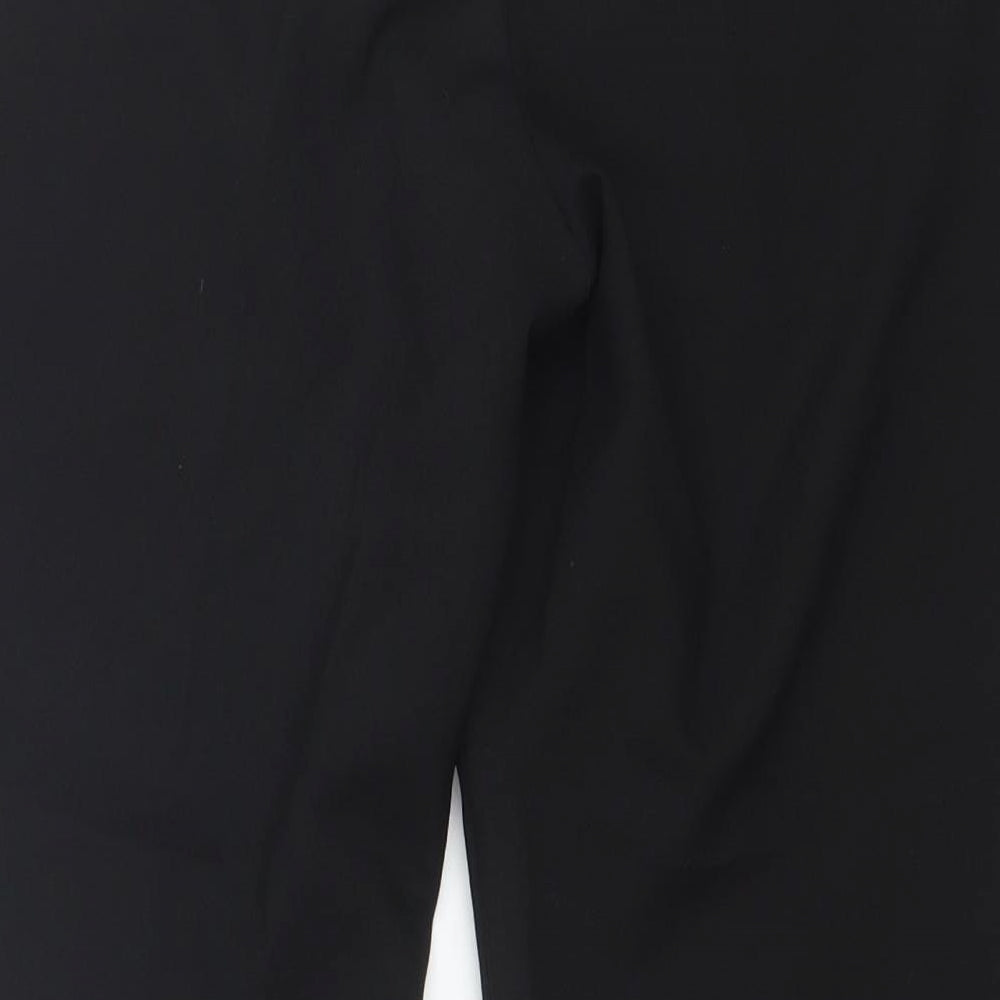 MK One Womens Black  Polyester Dress Pants Trousers Size 34 in L22 in Regular