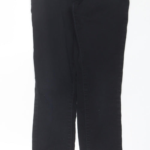 NEXT Womens Black  Cotton Skinny Jeans Size 10 L26 in Regular