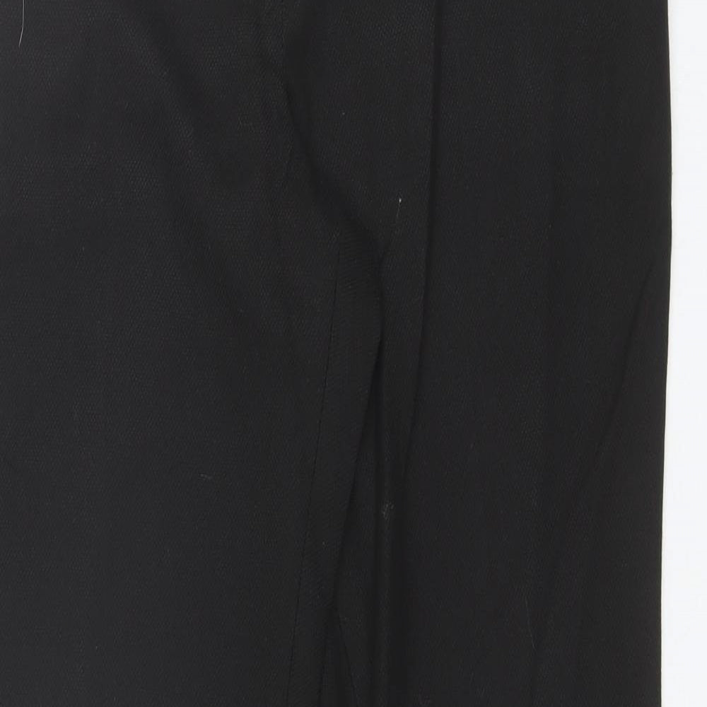 NEXT Womens Black  Polyester Dress Pants Trousers Size 12 L30 in Regular