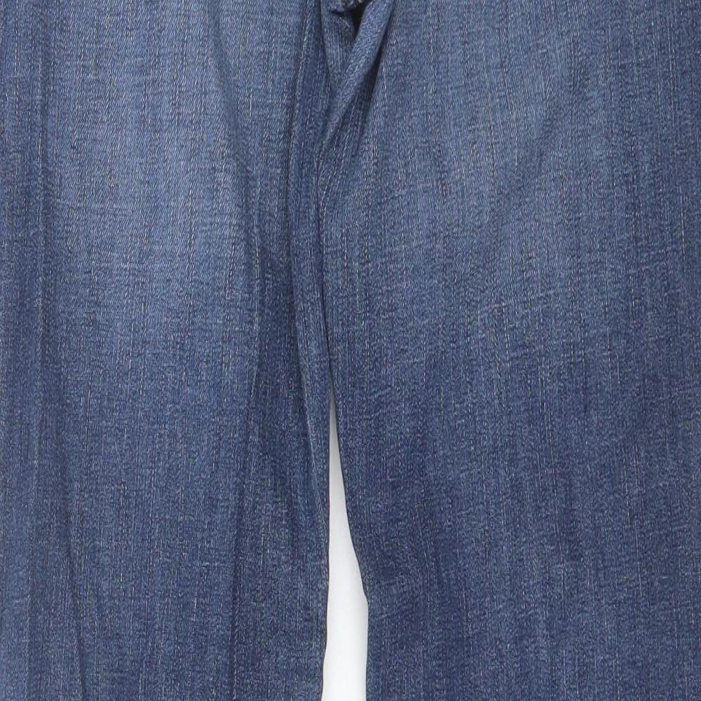 Gap Womens Blue  Cotton Bootcut Jeans Size 30 in L30 in Regular