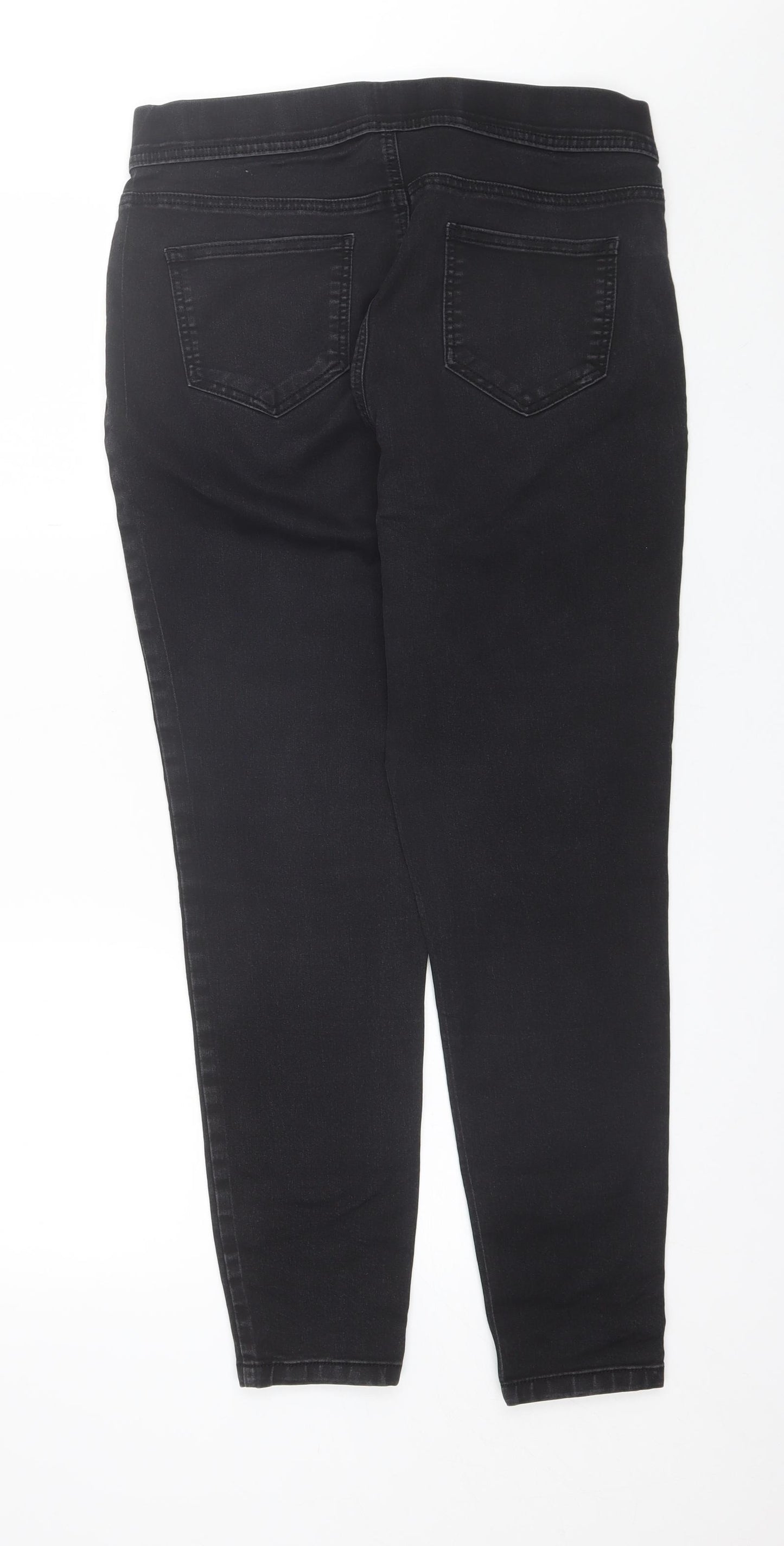 TU Womens Black  Cotton Jegging Jeans Size 18 L27 in Regular