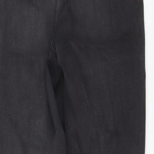 Missguided Womens Black  Cotton Skinny Jeans Size 8 L25 in Regular