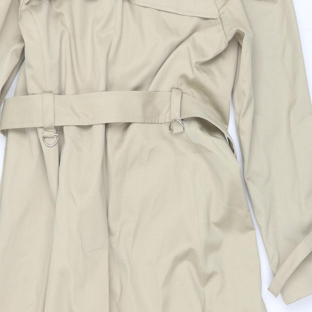 Dannimac Womens Beige   Trench Coat Jacket Size 18