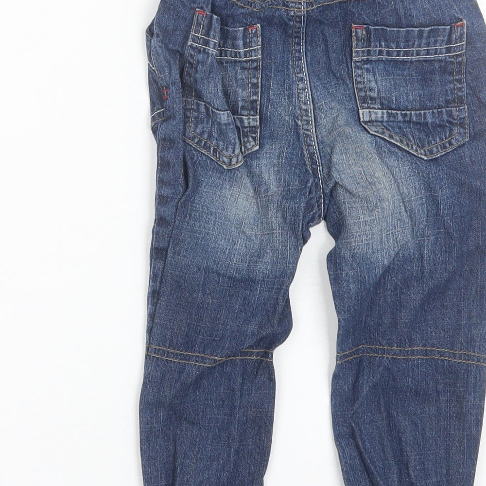 George Boys Blue  Cotton Jegging Jeans Size 2-3 Years  Regular