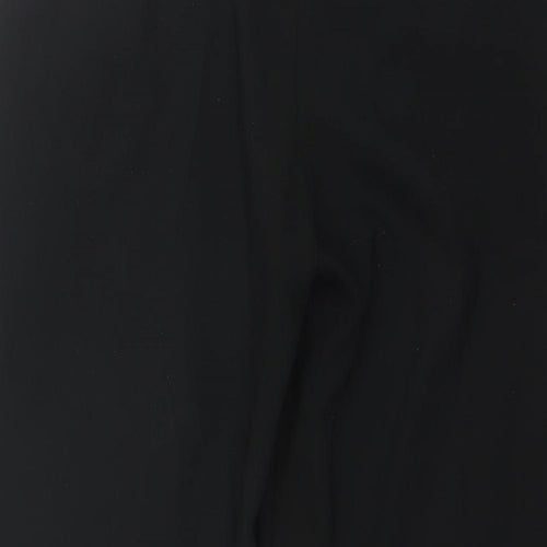 Marks and Spencer Womens Black  Polyester Dress Pants Trousers Size 14 L24 in Regular