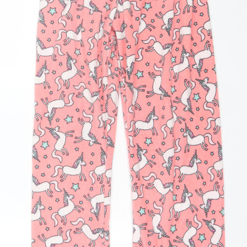 Love to Lounge Womens Pink  Polyester  Pyjama Pants Size M   - Unicorns