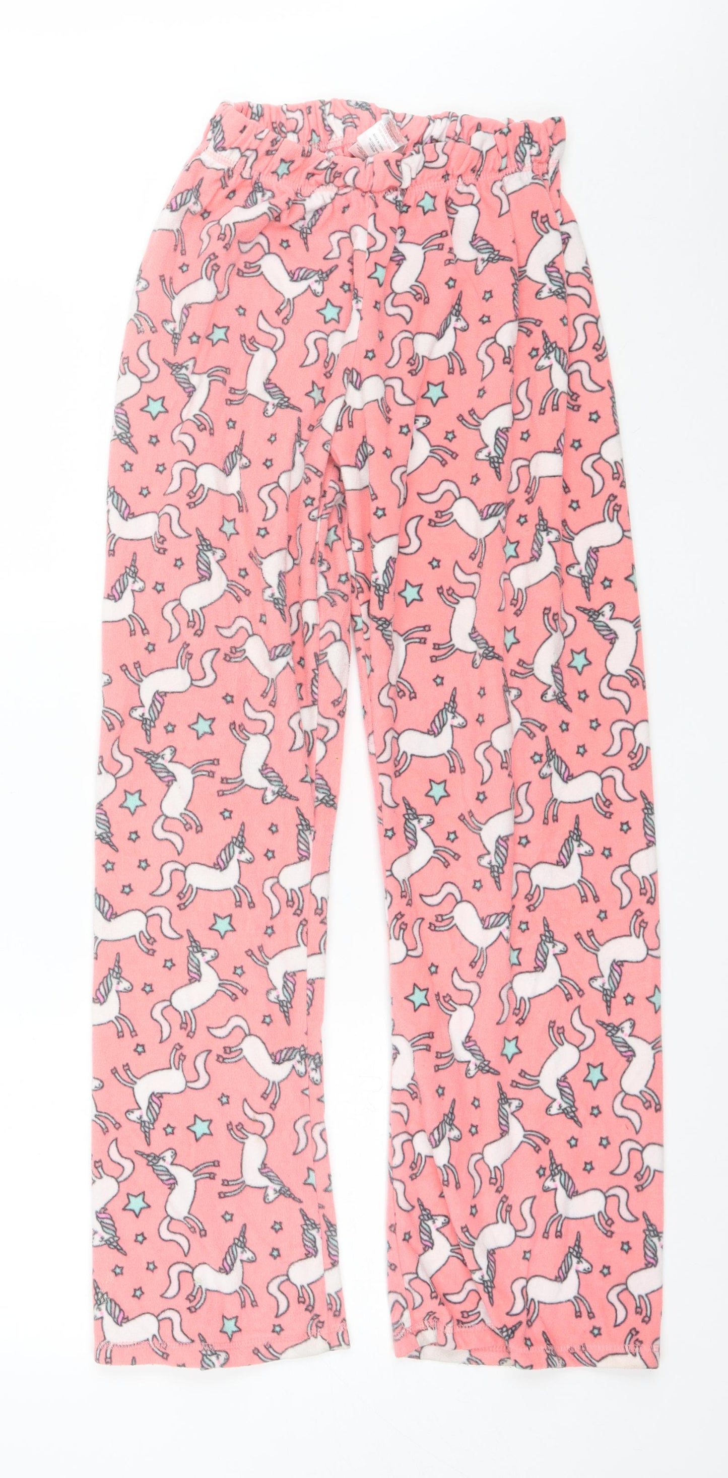 Love to Lounge Womens Pink  Polyester  Pyjama Pants Size M   - Unicorns