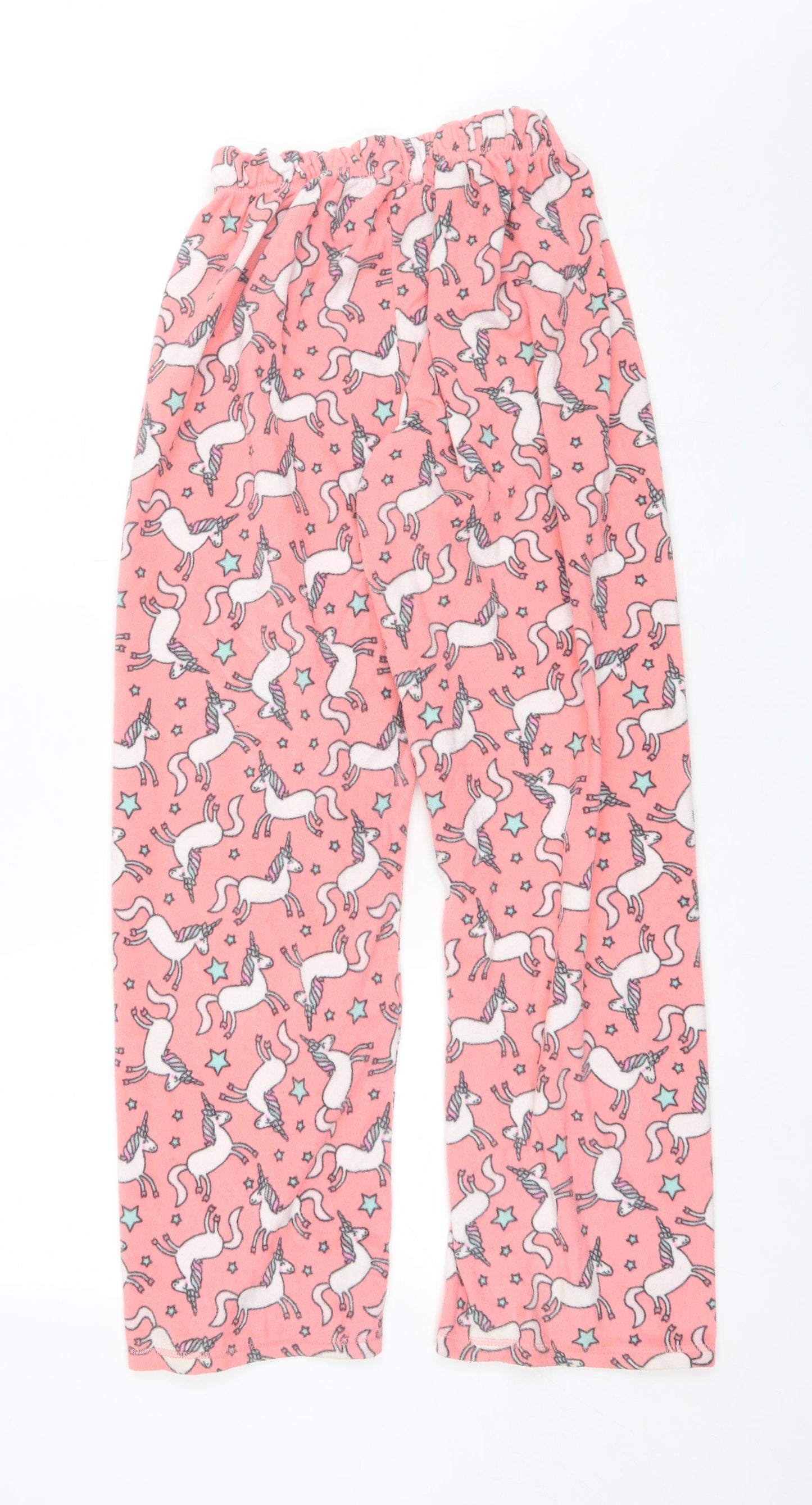 Love to Lounge Womens Pink  Polyester  Pyjama Pants Size M   - Unicorns