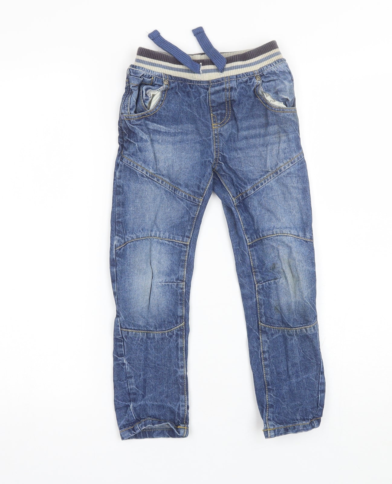 Nutmeg Boys Blue  Cotton Jegging Jeans Size 5-6 Years  Regular