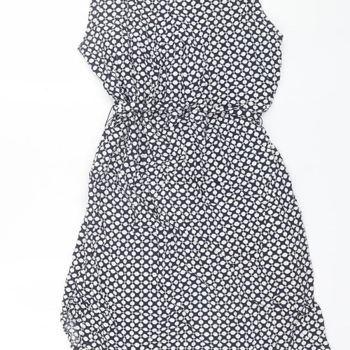 Gap Womens Blue Polka Dot Viscose Shift  Size XS  Round Neck