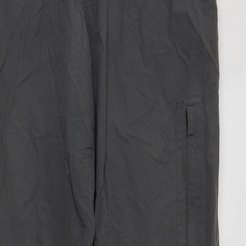 M&S Mens Grey  Polyamide Cargo Trousers Size 36 L33 in Regular