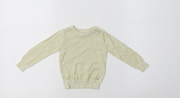 Aygey Baby Gold Viscose Pullover Jumper Size 6-9 Months